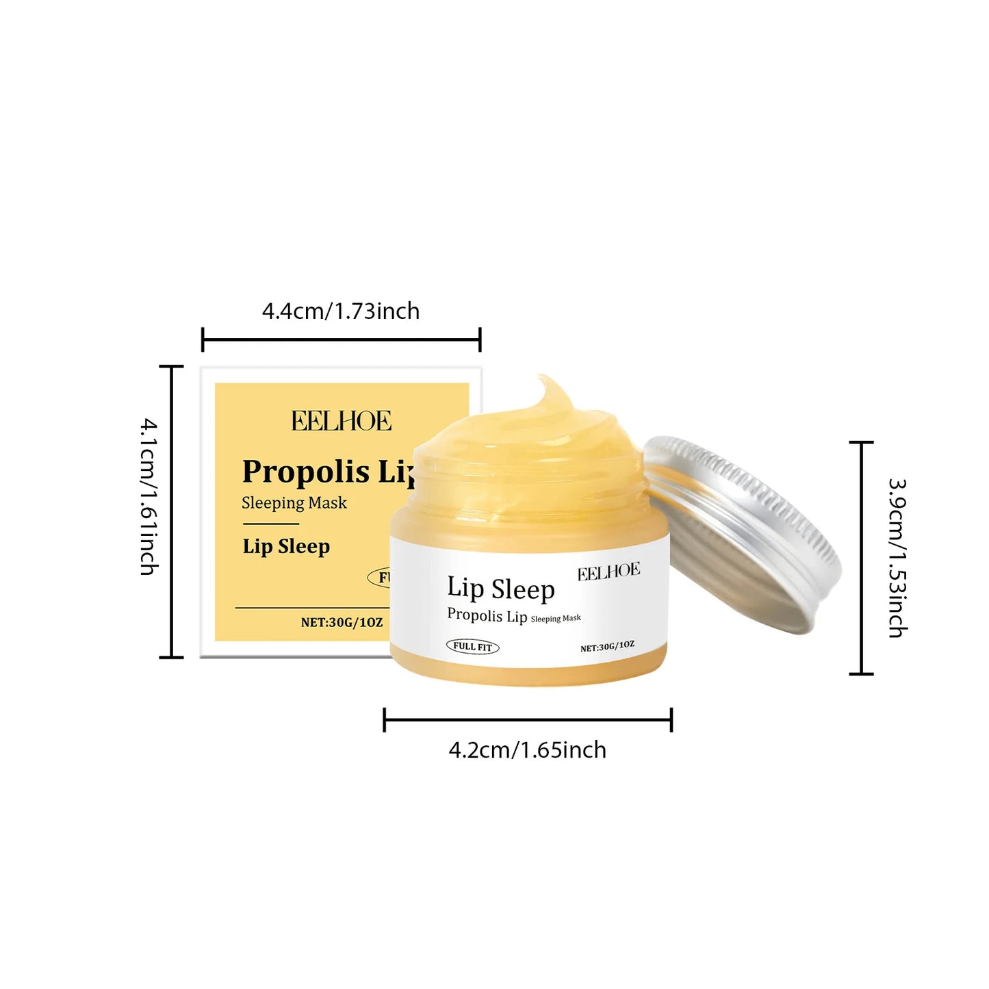 Propolis Lip Sleeping Mask – Hydrate, Exfoliate & Repair Lips