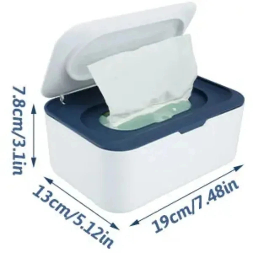 Baby Wipes Dispenser with Lid | Dustproof, 120-Wipe Capacity