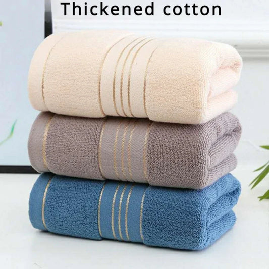Soft Combed Cotton Jacquard Bath & Face Towel – Spa Gold Cotton Spa Towel Peaceful Pleasures Health and Wellness