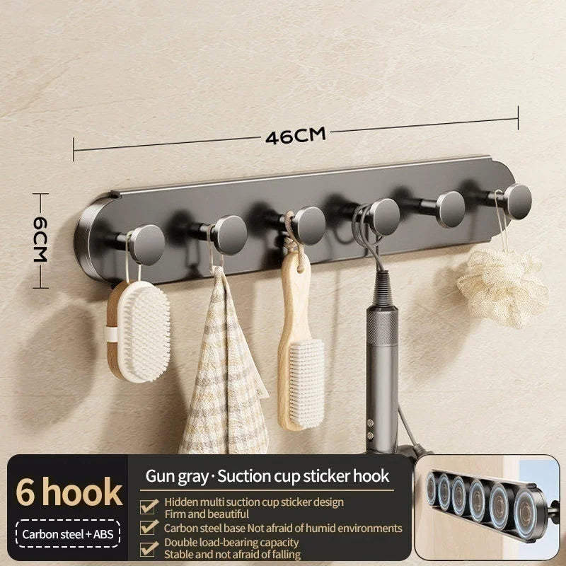 No-Drill Suction Cup Wall Hook | Aluminum Hook for Bath & Kitchen