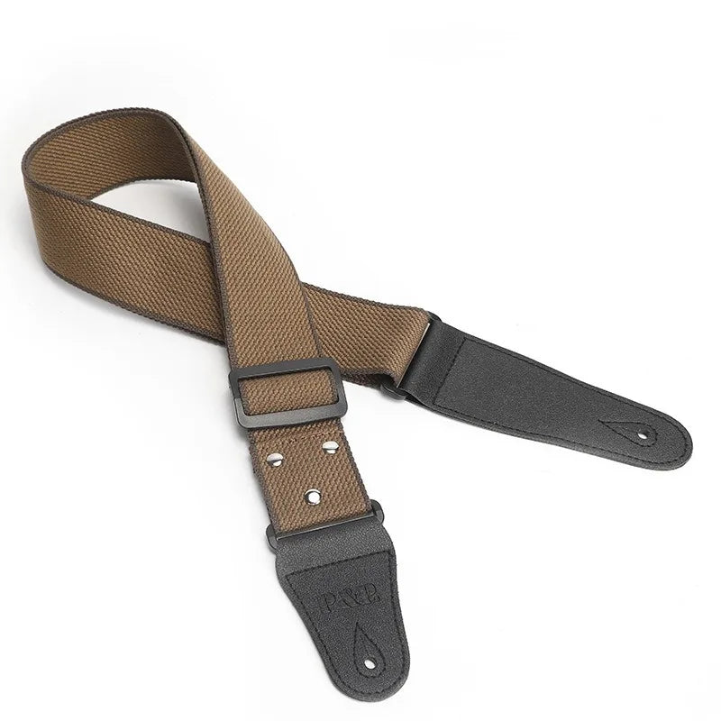 Adjustable Pure Cottonguitar Strap Forguitar Bassguitar Parts