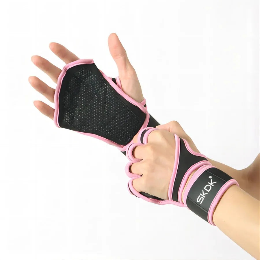 (1 Pair) Weightlifting Gloves Diving Cloth Sports Gloves Gloves Palm Gloves Wrist Gloves Silicone Non-Slip Hand Protectors Peaceful Pleasures Health and Wellness