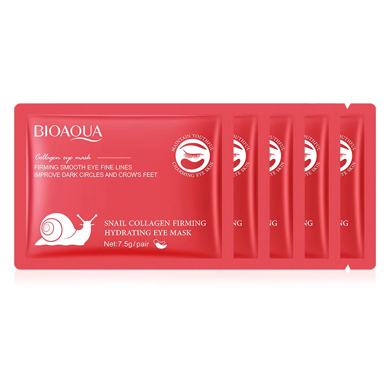 BIOAQUA Snail Collagen Eye Mask – Dark Circles & Wrinkles