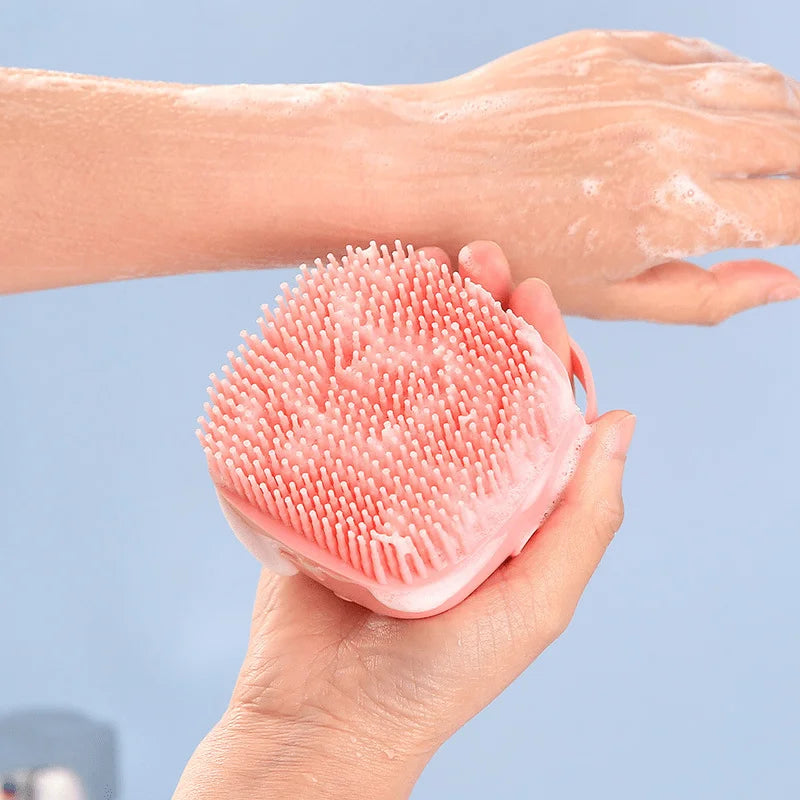 Pet Grooming Bath Brush with Shampoo Dispenser | Dogs & Cats