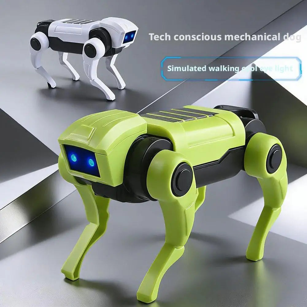 Mechanical Dog Science Education Experiment Electric Bionic Robot Dog Four-legged Robot Mini Toy（Batteries Not Included ） Peaceful Pleasures Health and Wellness