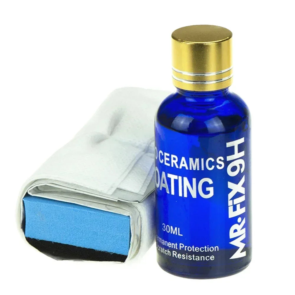 3PCS 9H Car Liquid Ceramic Coat Super Hydrophobic Glass Coating Set Polysiloxane and Nano Materials Ceramics for Cars and Motor Peaceful Pleasures Health and Wellness