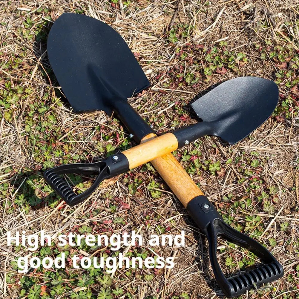 Household Tough Spatula For Growing Flowers Vegetables Wooden Handle Gardening Tools Large Small Stainless Steel Garden Shovel Peaceful Pleasures Health and Wellness