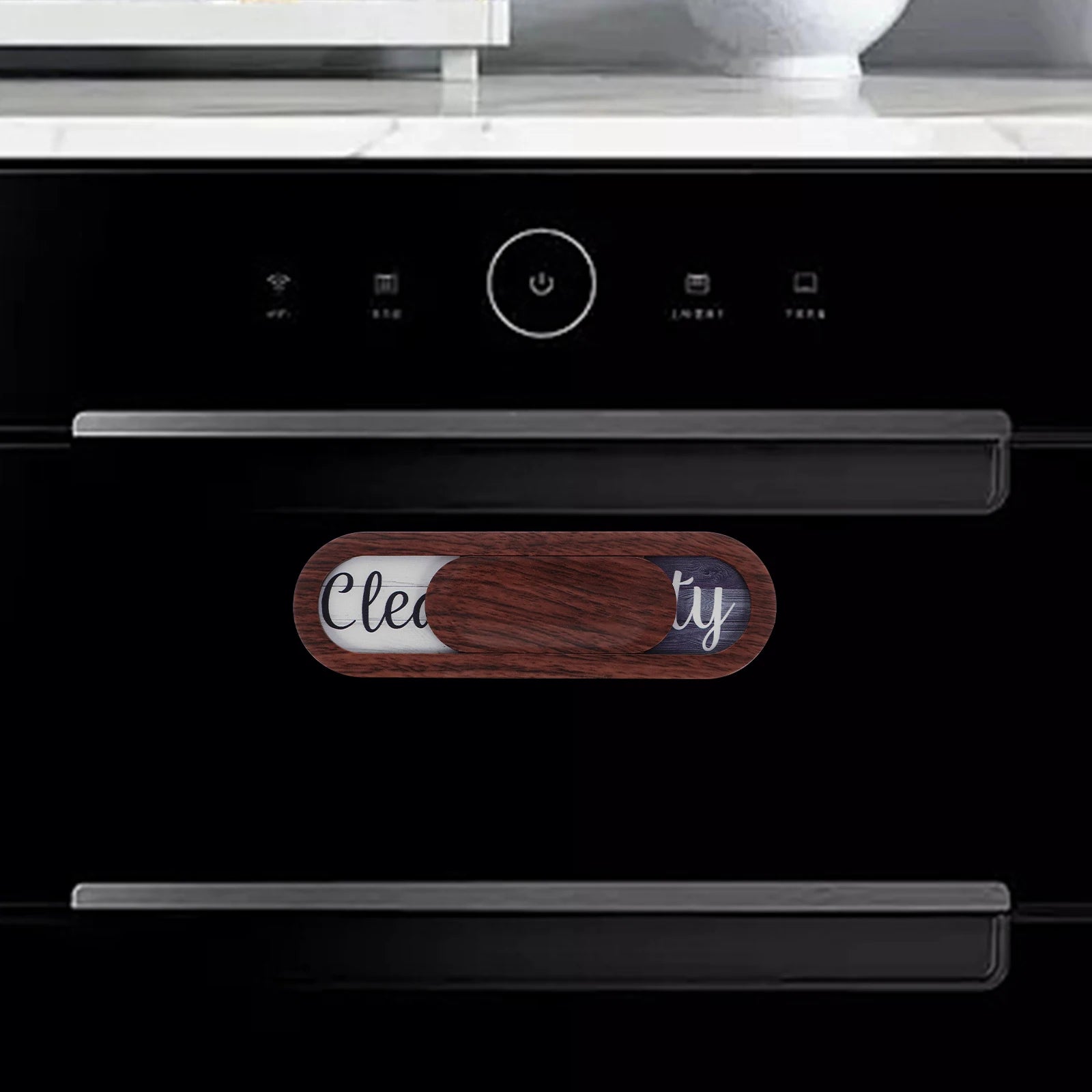 Dishwasher Clean Signboard Dishwasher Magnet Clean Dirty Sign Dishwasher Slide Remind Board Clean Indicator Home Decor Supply Peaceful Pleasures Health and Wellness