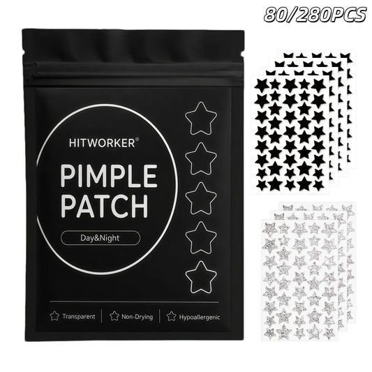 Star Hydrocolloid Spot Patches 80/280pcs – Day & Night Skin Care Hydrocolloid Spot Patches Peaceful Pleasures Health and Wellness