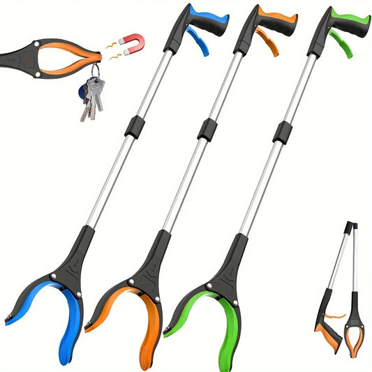 32-Inch Grabber Tool with 360° Rotating Clip | Reaching Gripper Reaching Grabber Tool Peaceful Pleasures Health and Wellness