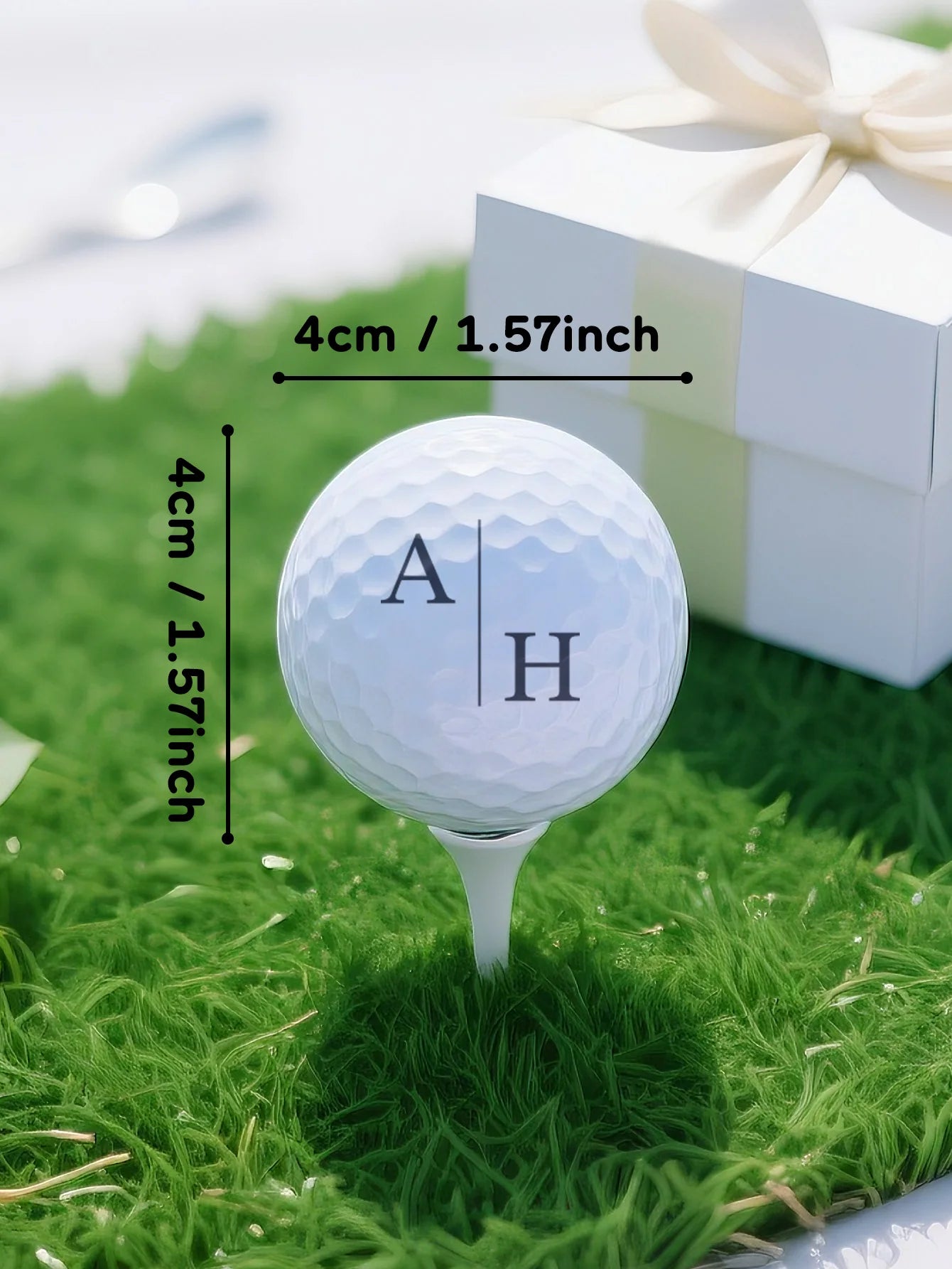 Custom Name Wedding Golf Ball Favors Personalized Name Golf Balls Engagement Gift Groomsmen Bridesmaids Party Favors Bulk Set Peaceful Pleasures Health and Wellness