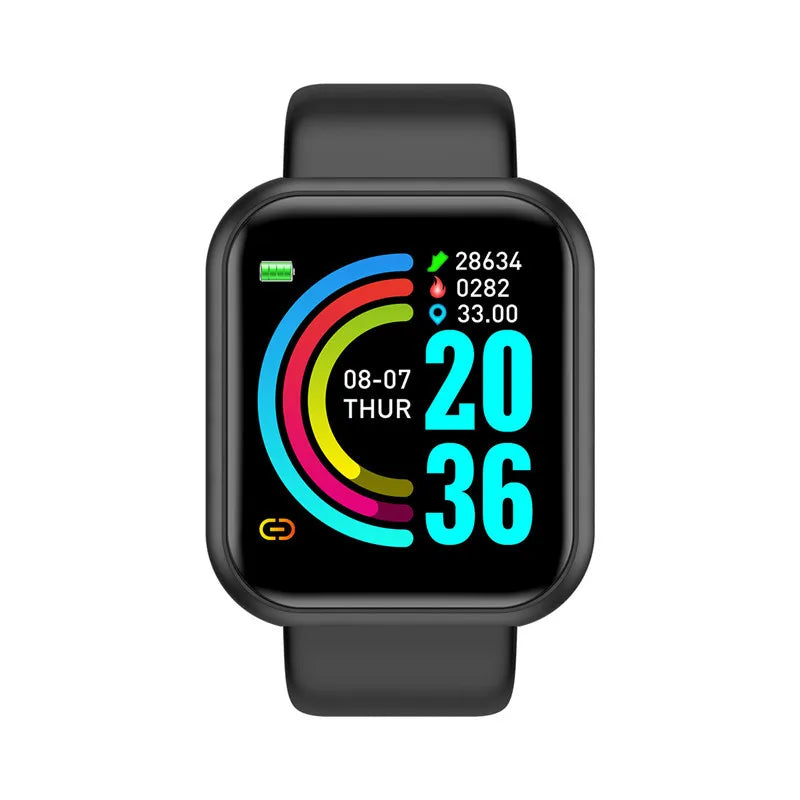 Bluetooth Fitness Smart Watch – Heart Rate & Sleep Tracker