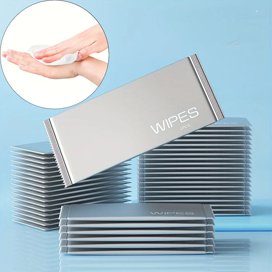 20-Pack Individually Wrapped Disposable Wipes – Travel & Camping Disposable Wipes Peaceful Pleasures Health and Wellness