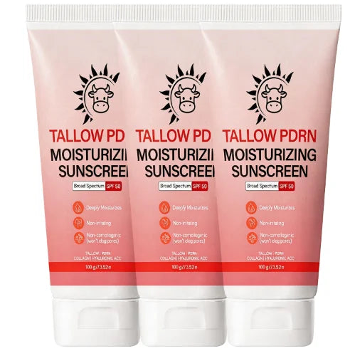 SPF 50 Sunscreen Cream – Tallow PDRN, Collagen, Sensitive Skin