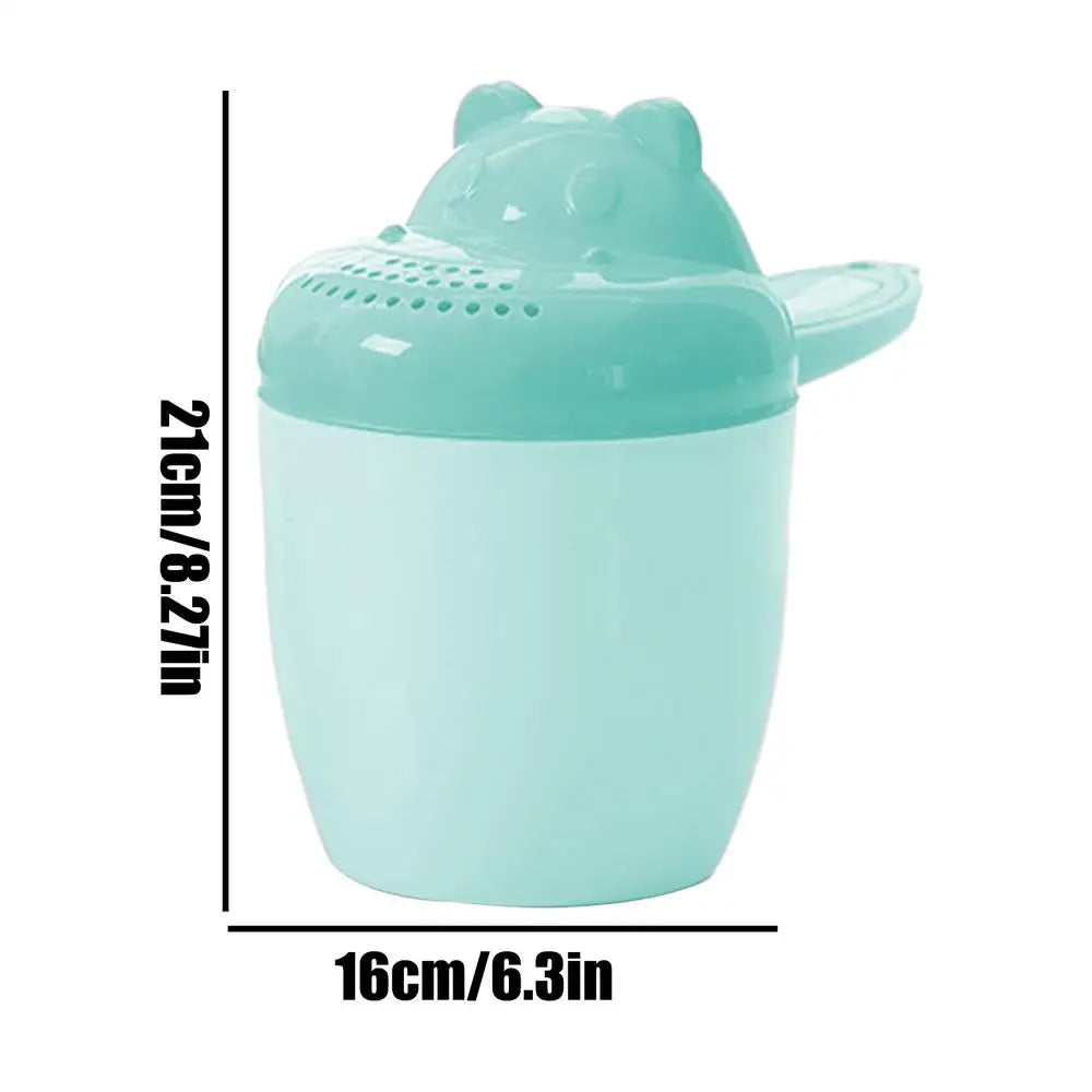 Cartoon Baby Bath Rinse Cup – Safe Kids Hair Washing Ladle