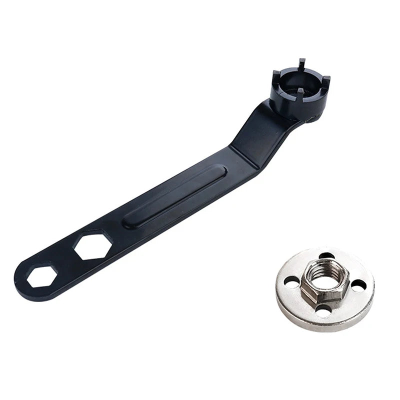 Angle Grinder Wrench 4-Claw Lock Nut Flange Spanner Tool