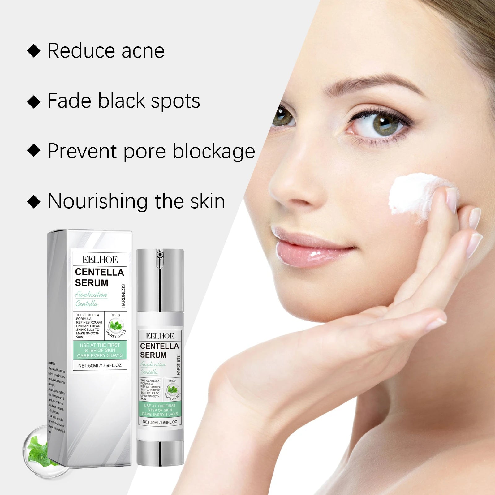 EELHOE Centella Asiatica Face Serum – Anti-Aging & Moisturizing Face Serum Peaceful Pleasures Health and Wellness