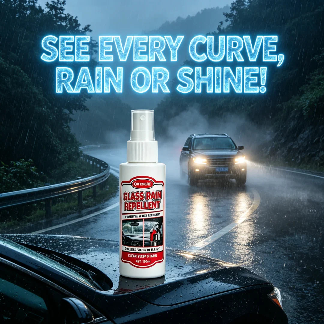Glass Rain Repellent Spray – Car Windshield & Windows 100ml