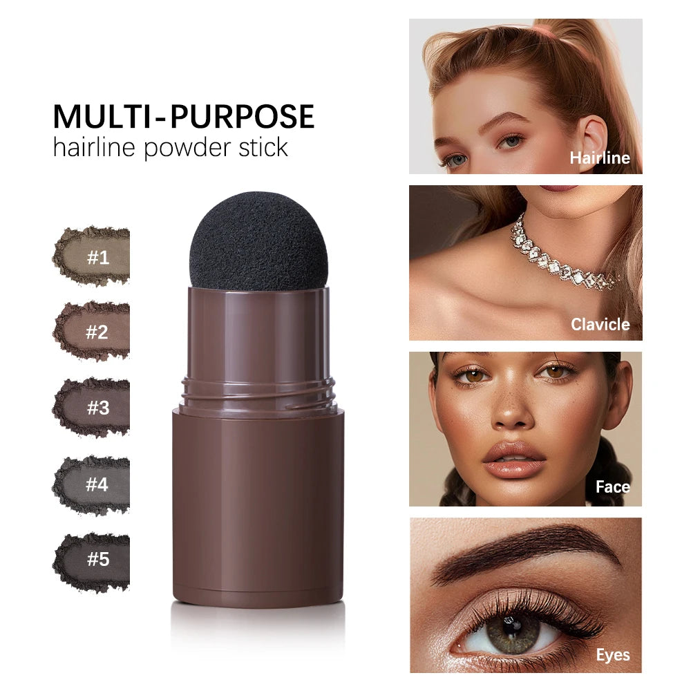 Waterproof Sweat-proof Hairline Powder Long Lasting Natural Hair Shadow Forehead Hair Gaps Coverage Makeup Peaceful Pleasures Health and Wellness