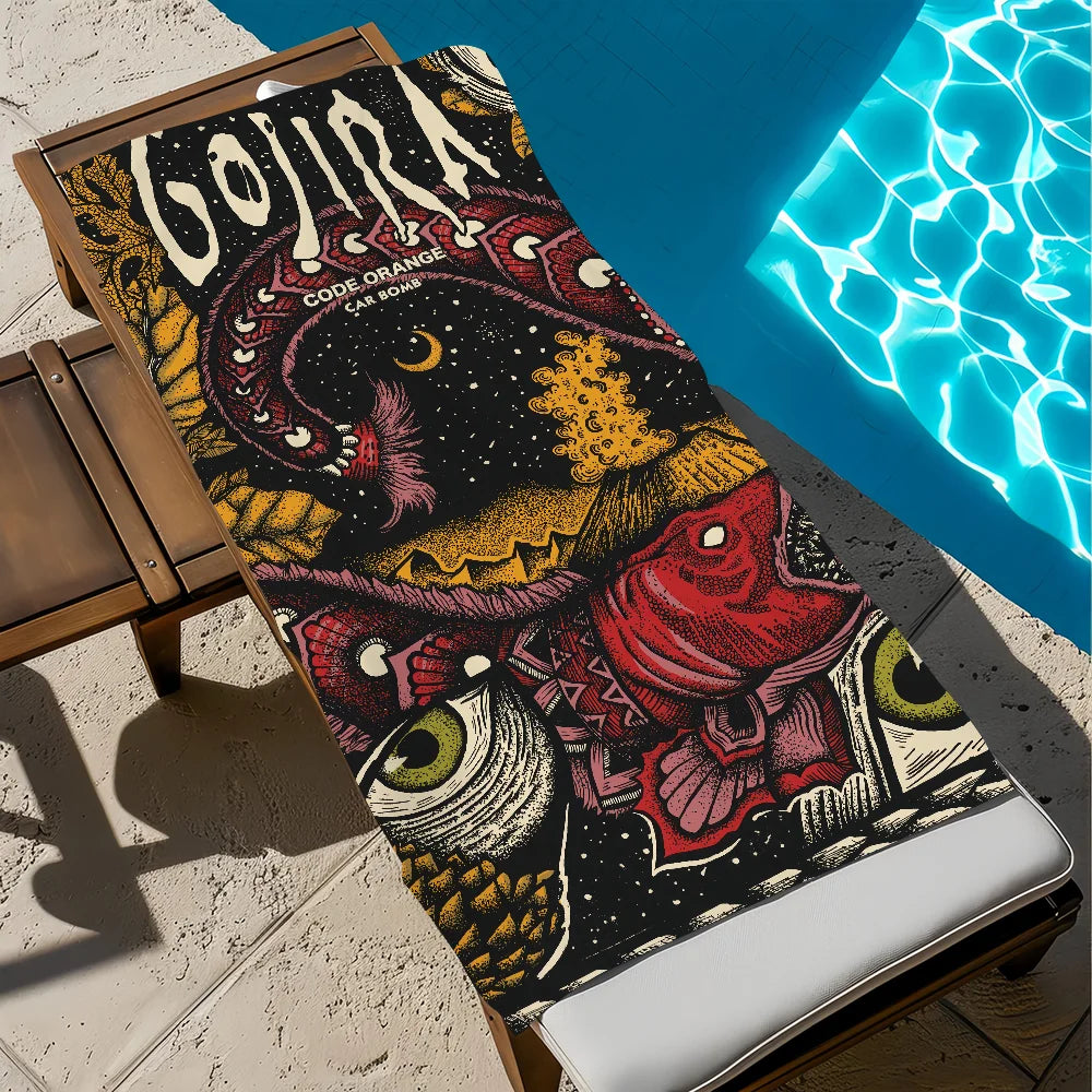 Quick-Dry Microfiber Beach Towel | Pool Travel Gym Camping