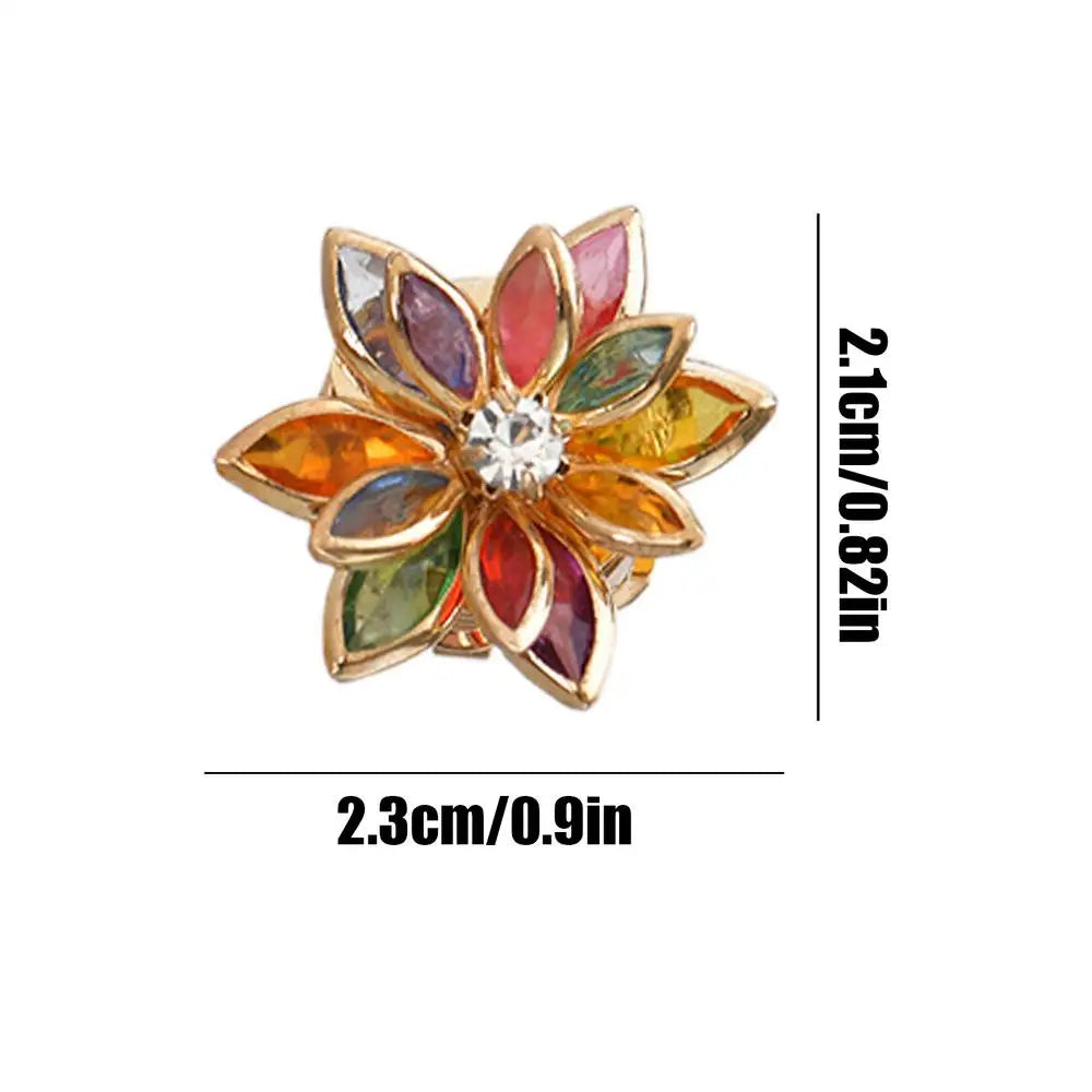 Elegant Camellia Button Cover Cufflinks | Blouses & Formal Shirts