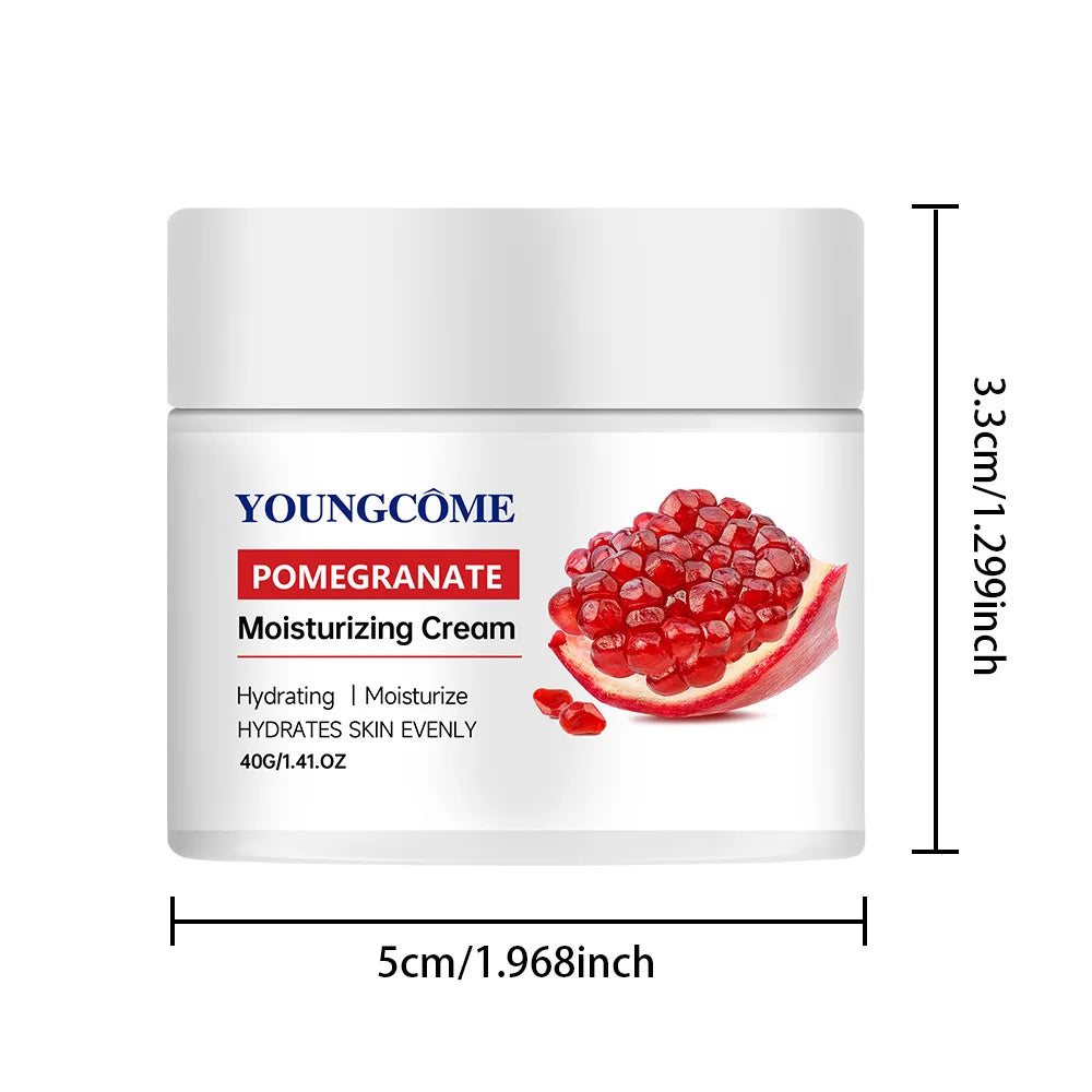 Red Pomegranate Face Cream – Anti-Aging & Brightening Moisturizer Anti-Aging Face Cream Peaceful Pleasures Health and Wellness 40g