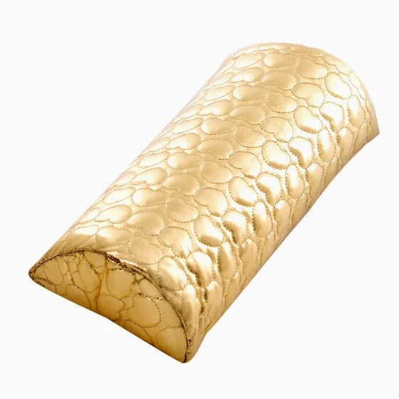 Soft Hand Cushion Detachable Washable Nail Art Sponge Pillow for Arm Rest Holder - Salon Quality Nail Working Experience Peaceful Pleasures Health and Wellness Gold