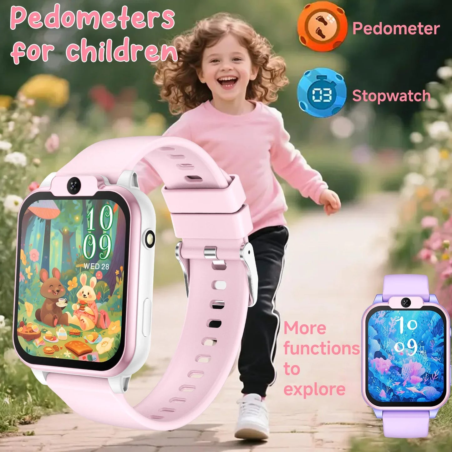 Kids Smart Watch with Camera, Games & 24 Languages | SIMSONLAB