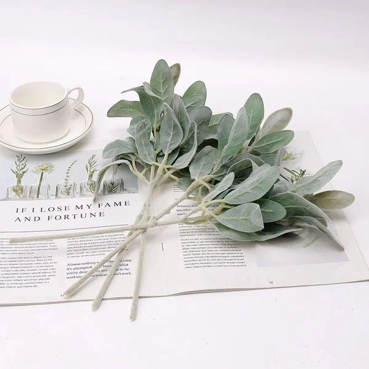 Velvet Rabbit Ear Grass Artificial Plants | Wedding & Home Decor Artificial Plant Stems Peaceful Pleasures Health and Wellness