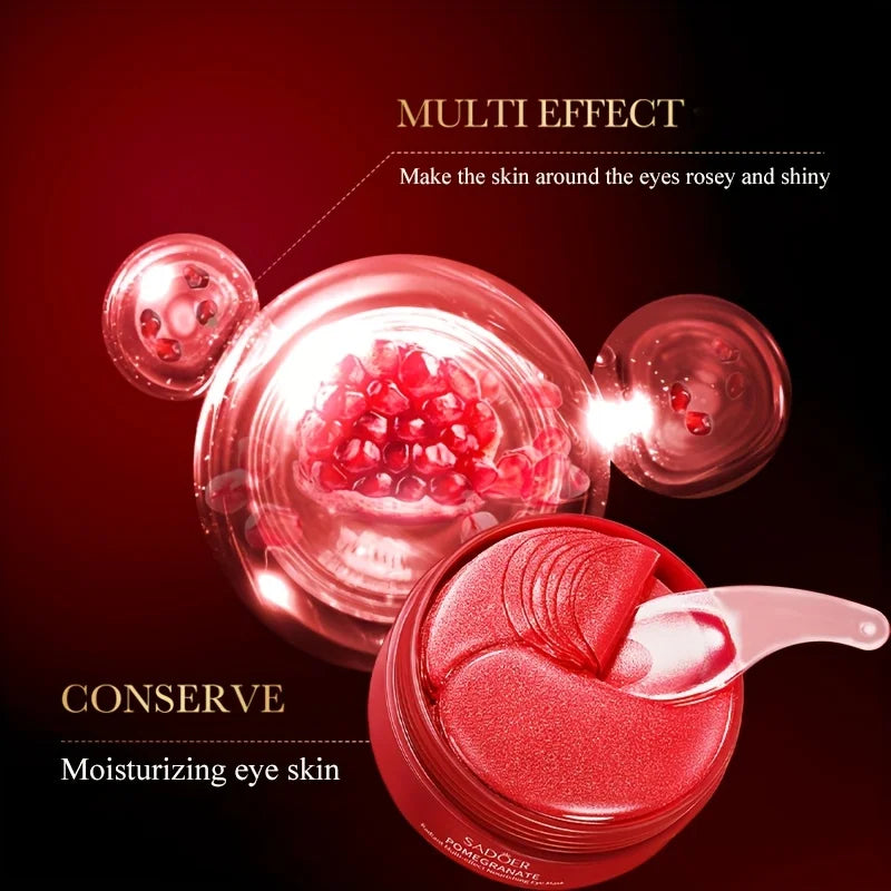 Pomegranate Eye Mask – Hydrating Nourishing Eye Patches 60pcs