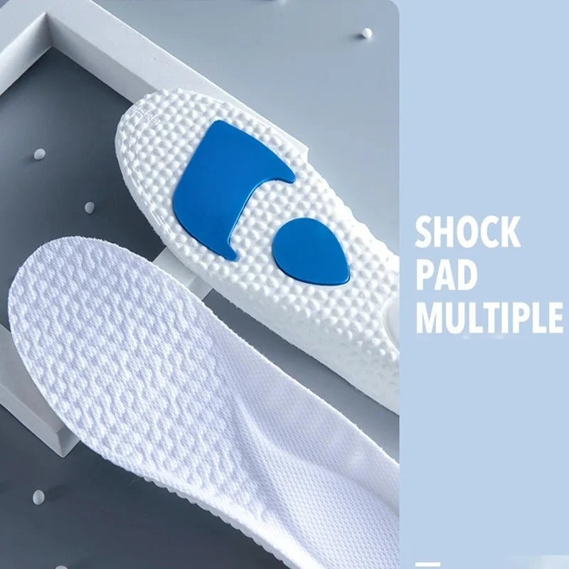 Soft-soled Sports Insoles for Men Shock-absorbing and Breathable in Summer Not Tiring To Stand for A Long Time Peaceful Pleasures Health and Wellness