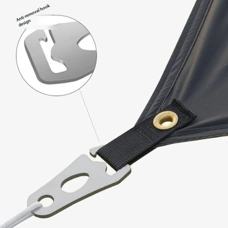 Stainless Steel Guyline Tensioner Rope Adjuster Buckle | Camping Guyline Tensioner Buckle Peaceful Pleasures Health and Wellness