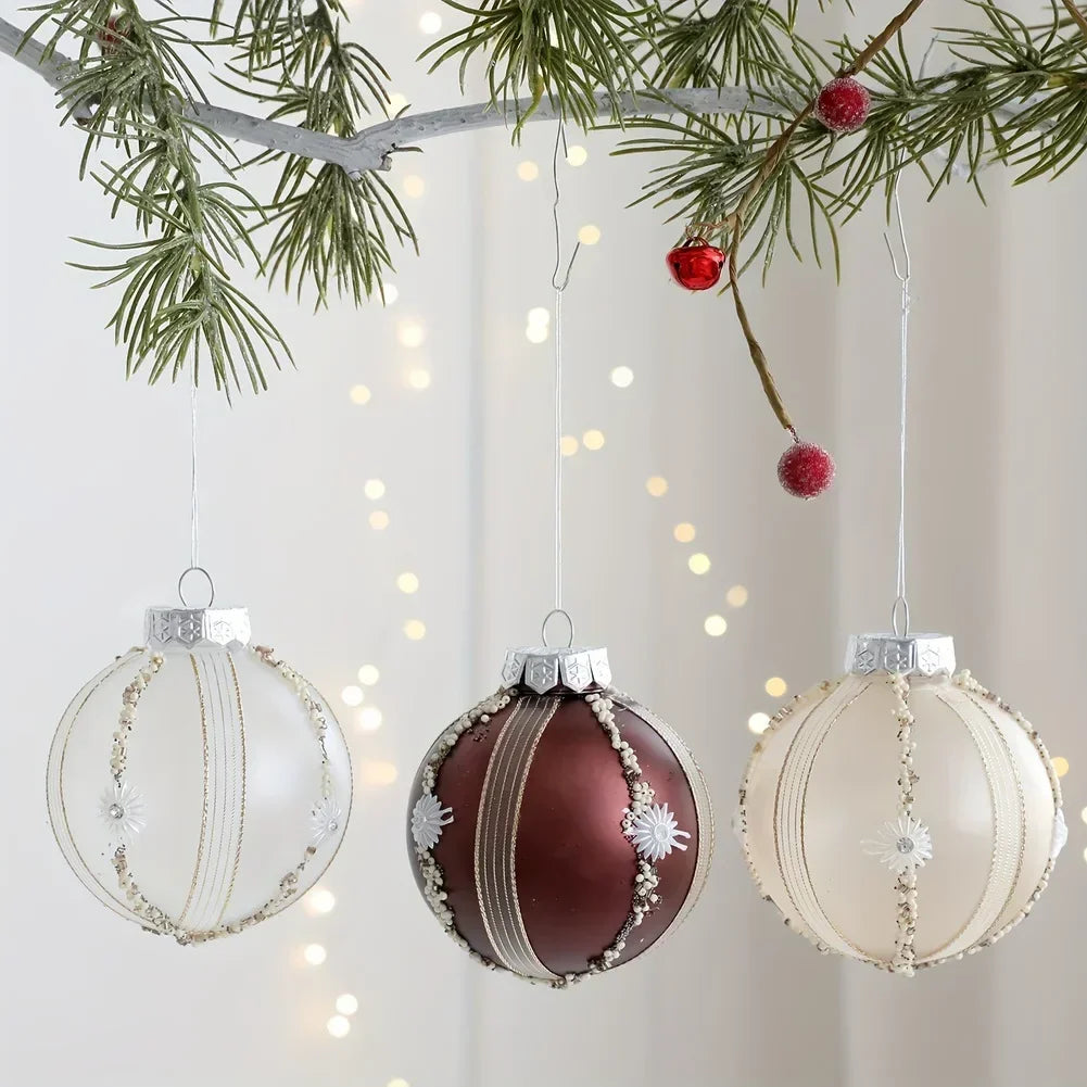Shatterproof Christmas Ball Ornaments 8cm – Set of 3 Boxes