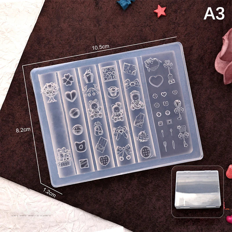 3D Silicone Relief Mold Butterfly Flower Design Nails Diy Design Nail Art Decorations Silicone Nail Mold Nail Accessories Peaceful Pleasures Health and Wellness A3
