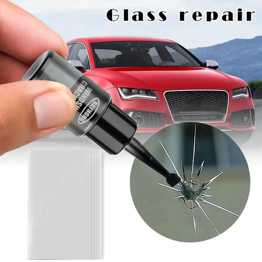 Car Window Windshield Crack Repair tool Fluid DIY Repair Resin Glass Curing Glue Auto Windscreen Scratch Crack Restore Fluid Peaceful Pleasures Health and Wellness Default Title