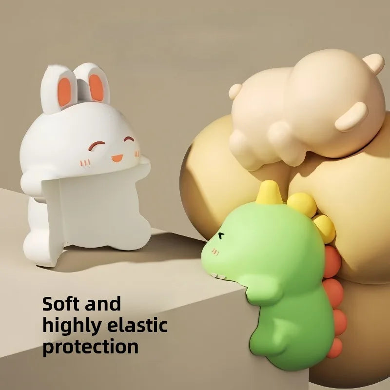 Cartoon Silicone Corner Protectors for Baby – Edge Guards