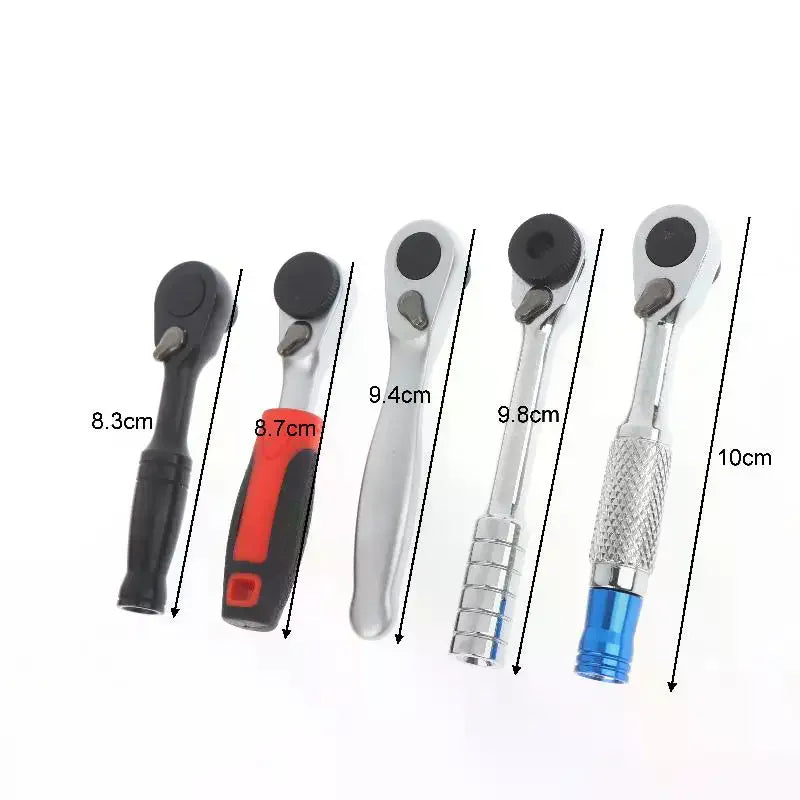 72-Tooth Mini Ratchet Wrench 1/4 Inch Reversible Magnetic Tool