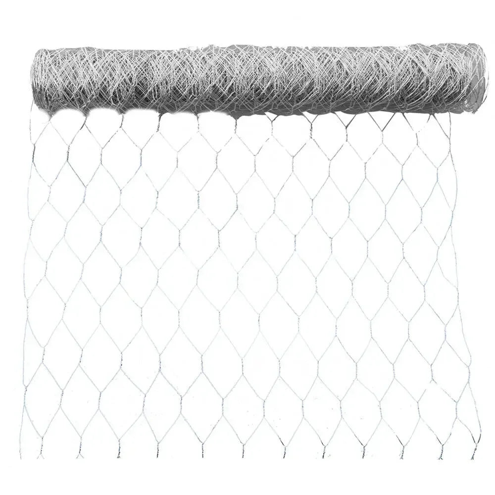 Hexagonal Chicken Wire Mesh Fence 35cm x 1M – Iron Netting
