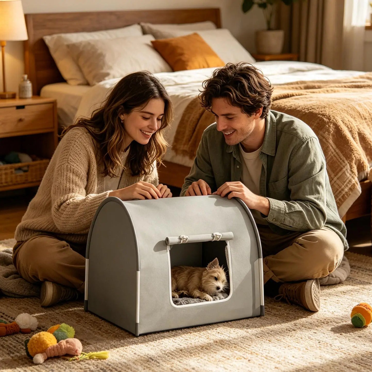 Dog Tents Waterproof Breathable Folding House Cat Sleeping Tent For Summer Car Home Patio Camping Outdoor Beach Park Hiking Peaceful Pleasures Health and Wellness