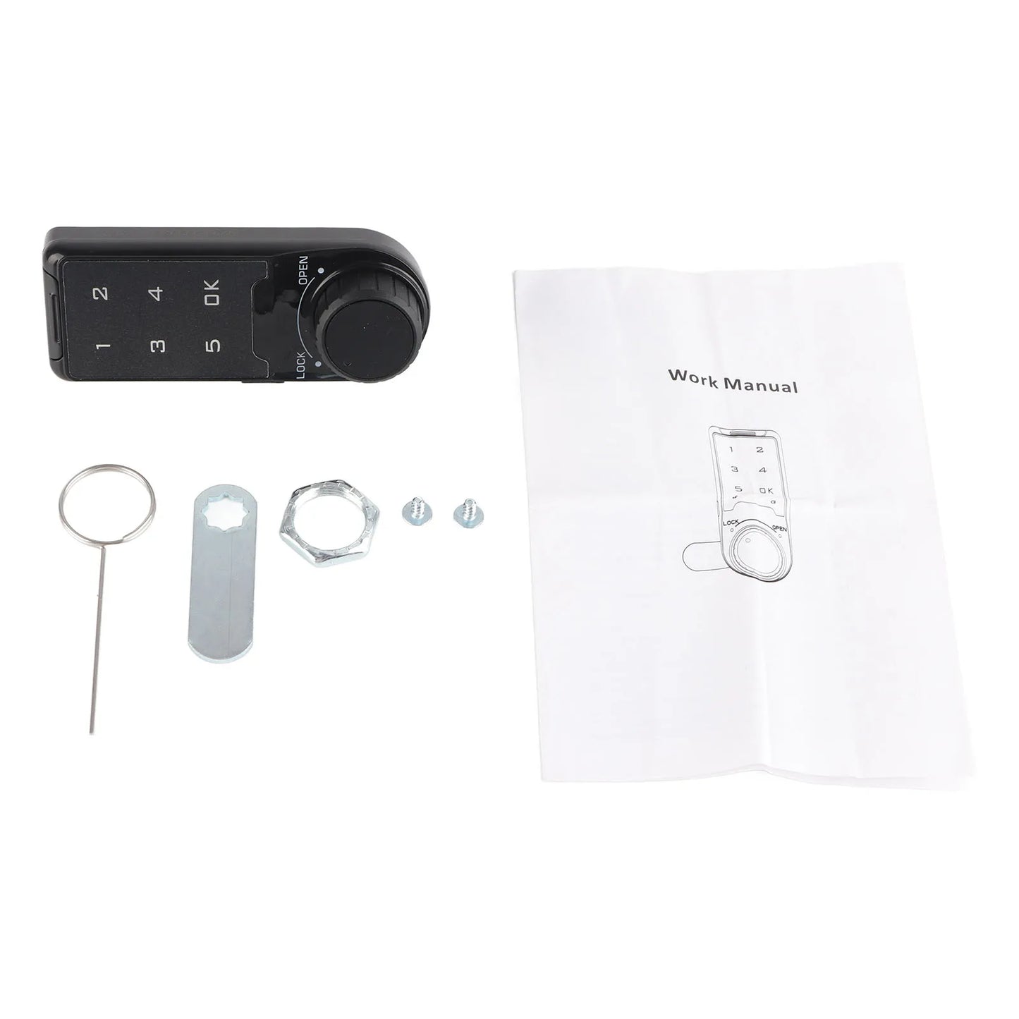Electric Coded Lock Touch Keypad Password Key Access Lock Digital Electronic Security Cabinet Coded Locker Cabinet Coded Lock Peaceful Pleasures Health and Wellness A