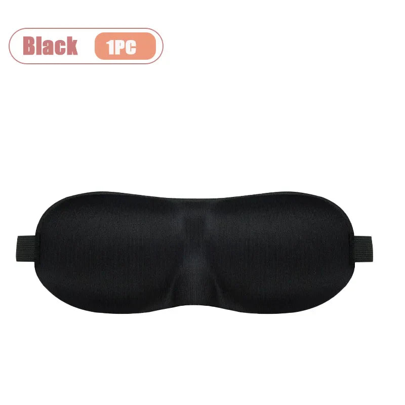 3D Contour Sleep Mask – Memory Foam, Blackout & Adjustable Strap