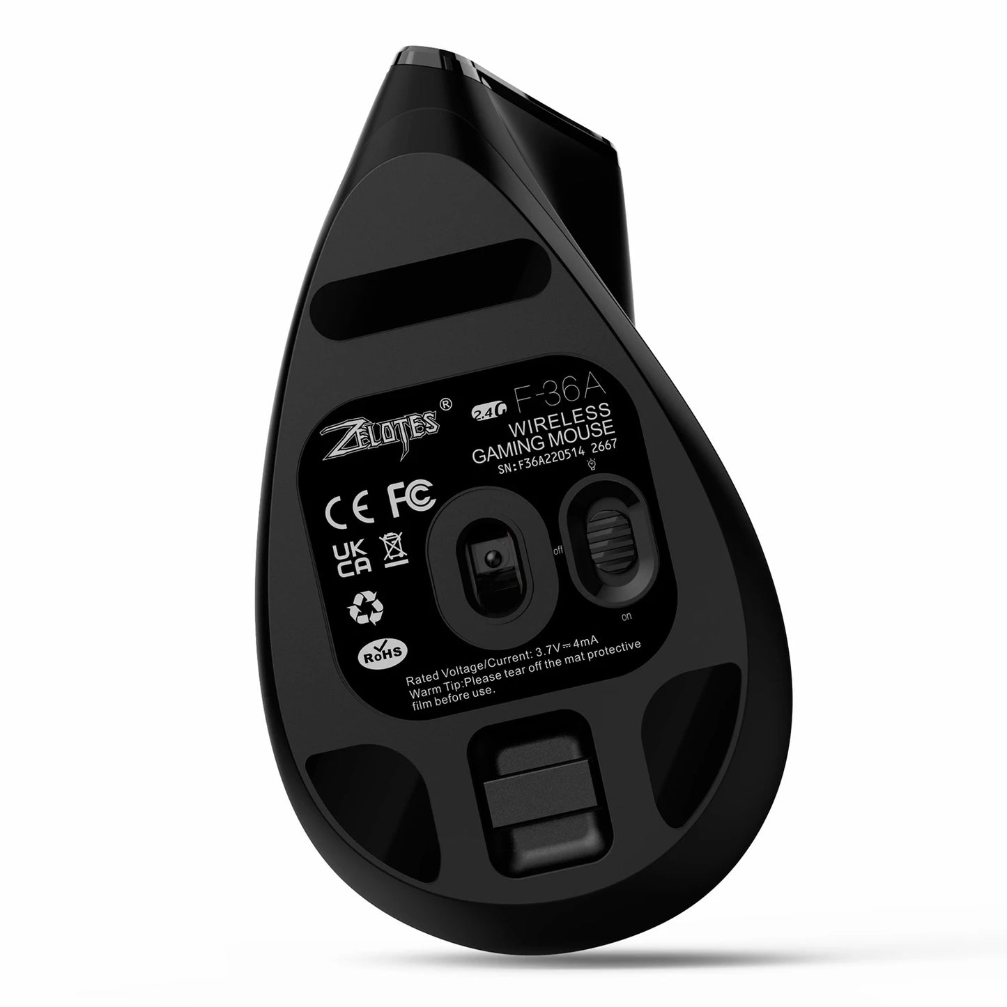 ZELOTES F-36A 2.4G Wireless Rechargeable Mouse | 6-Button 2400 DPI