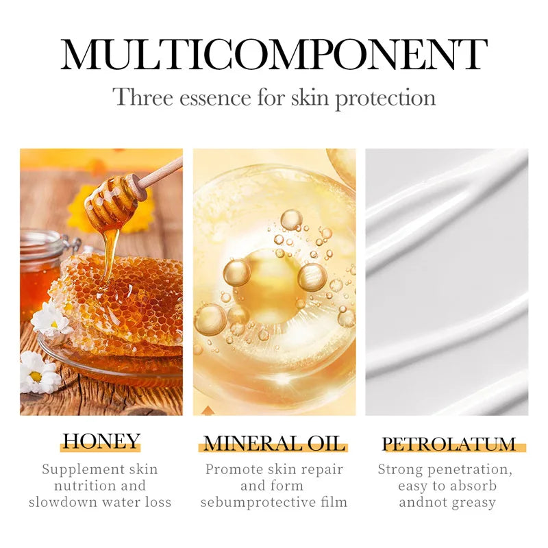 Honey & Vitamin E Hand Cream with Glycerin | Deep Moisture