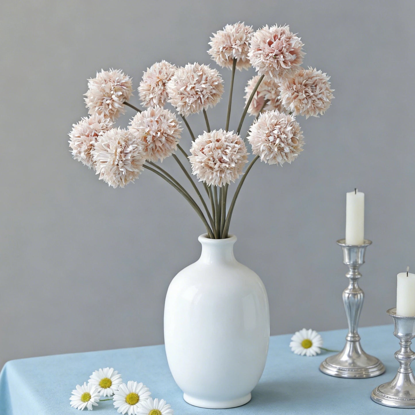 Silk Chrysanthemum Artificial Flowers | Bridal Bouquet & Home Décor