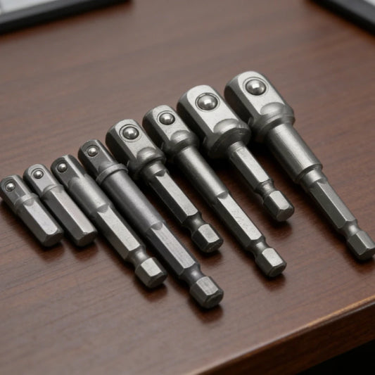 New Drill Socket Adapter 1/4 3/8 1/2 Size Hex Shank Square Head Drill Bit Impact Drill Extension Drill Bits Bar Socket Adapter Peaceful Pleasures Health and Wellness
