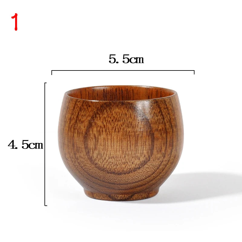Wooden Big Belly Cups Handmade Natural Spruce Wood Cups Beer Tea Coffee Milk Water Cup Kitchen Bar Drinkware for Kitchen Peaceful Pleasures Health and Wellness 1