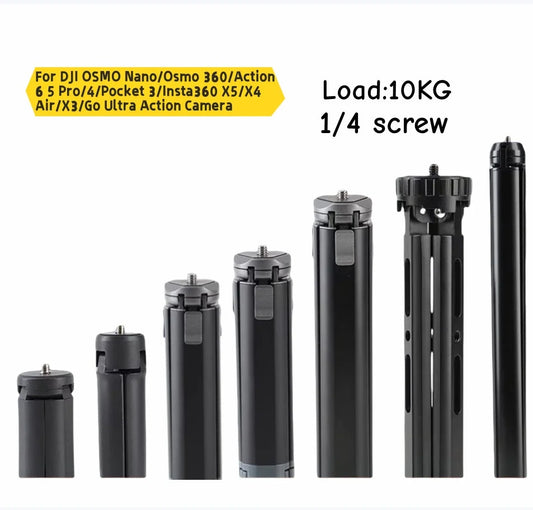 Mini Metal Alloy Tripod for DJI, Insta360 & GoPro Cameras Mini Camera Tripod Oasis Select