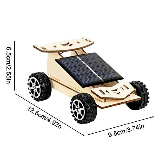 Solar Powered Wooden DIY Lunar Rover STEM Kit for Kids Ages 6–12 STEM Building Kit Peaceful Pleasures Health and Wellness