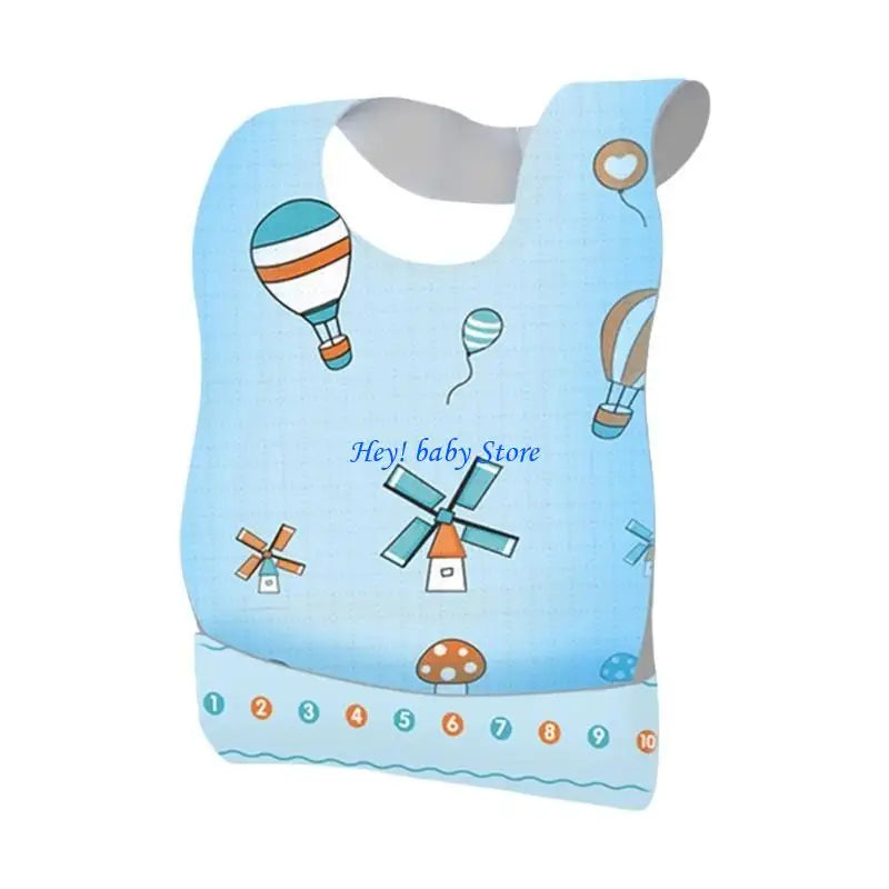 Disposable Baby Bibs & Burp Cloths for Infants & Toddlers 10pk