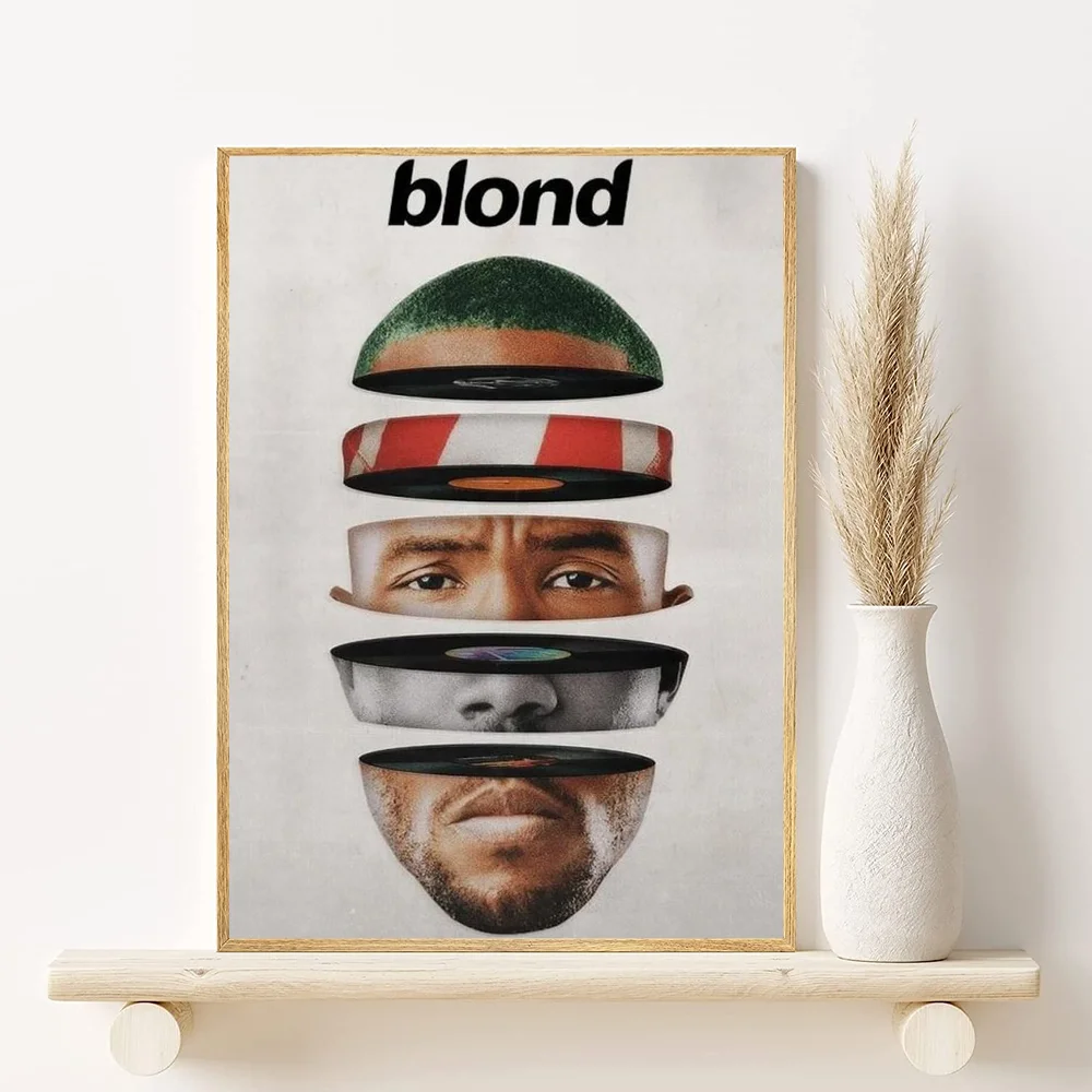 A-Frank_Ocean Poster HD art sticky wall waterproof home living room bedroom bar aesthetic decoration Peaceful Pleasures Health and Wellness z13 40X50cmNoframe